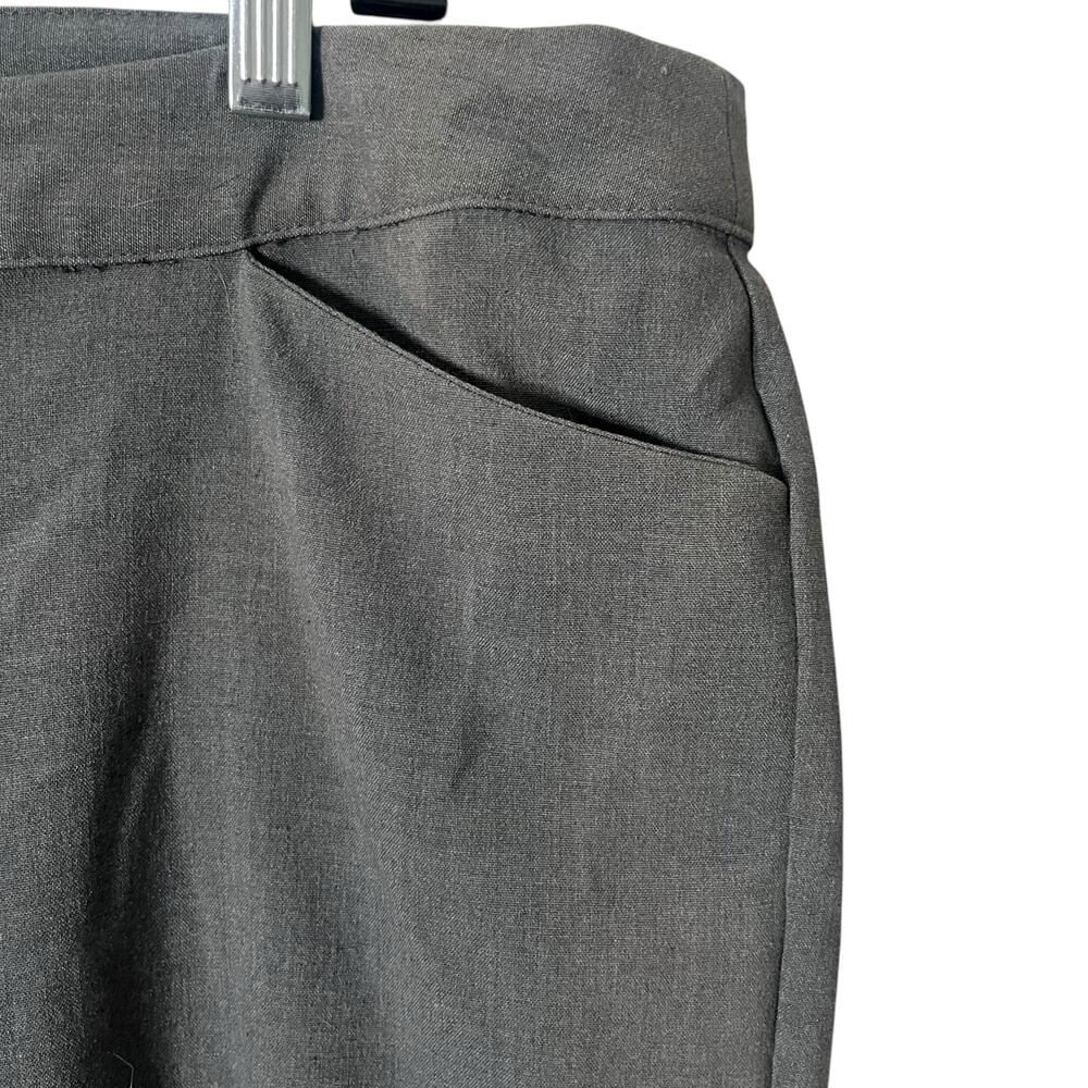 Attention Womens Dress Pants Gray 16 Career Work Slacks Stretch Trousers - Picture 4 of 12